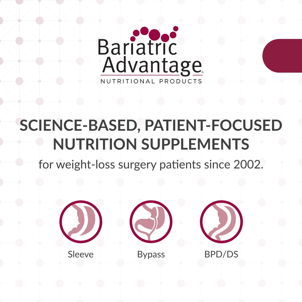 Calcium citrate and trace minerals components shown