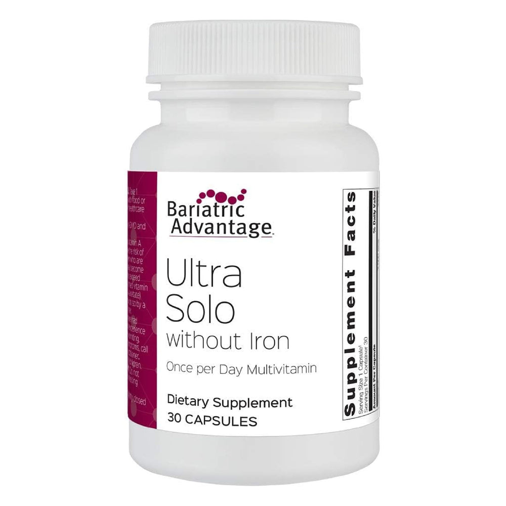 Bariatric Advantage Ultra Solo Without Iron bottle and capsules