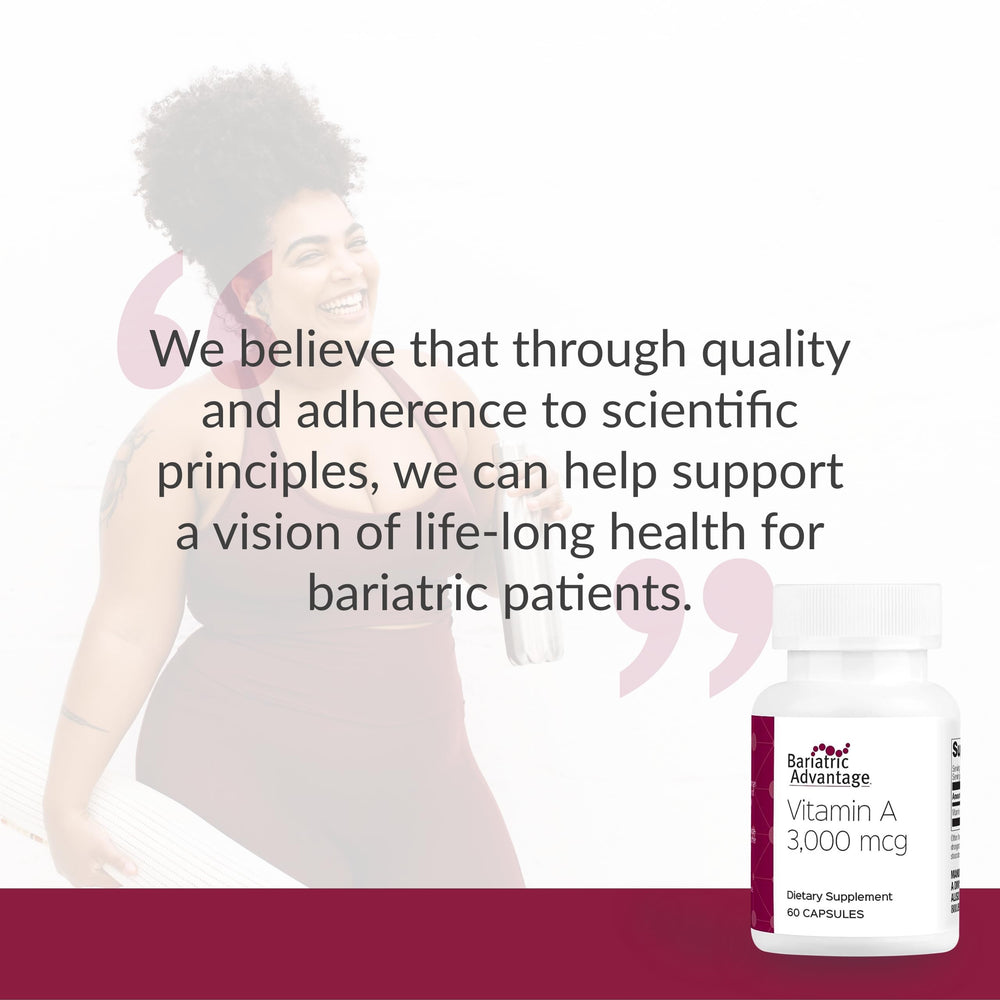 Boxed Bariatric Advantage Vitamin A packaging with bottle