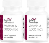 Close-up of Bariatric Advantage Vitamin A 3,000 mcg mini-capsules