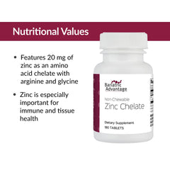Gluten-free, non-GMO zinc chelate packaging