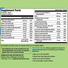 Bariatric Choice Once-Daily packaging box shown for easy shopping and consistent supplementation