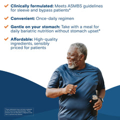 Contains 45 mg iron among other essential vitamins