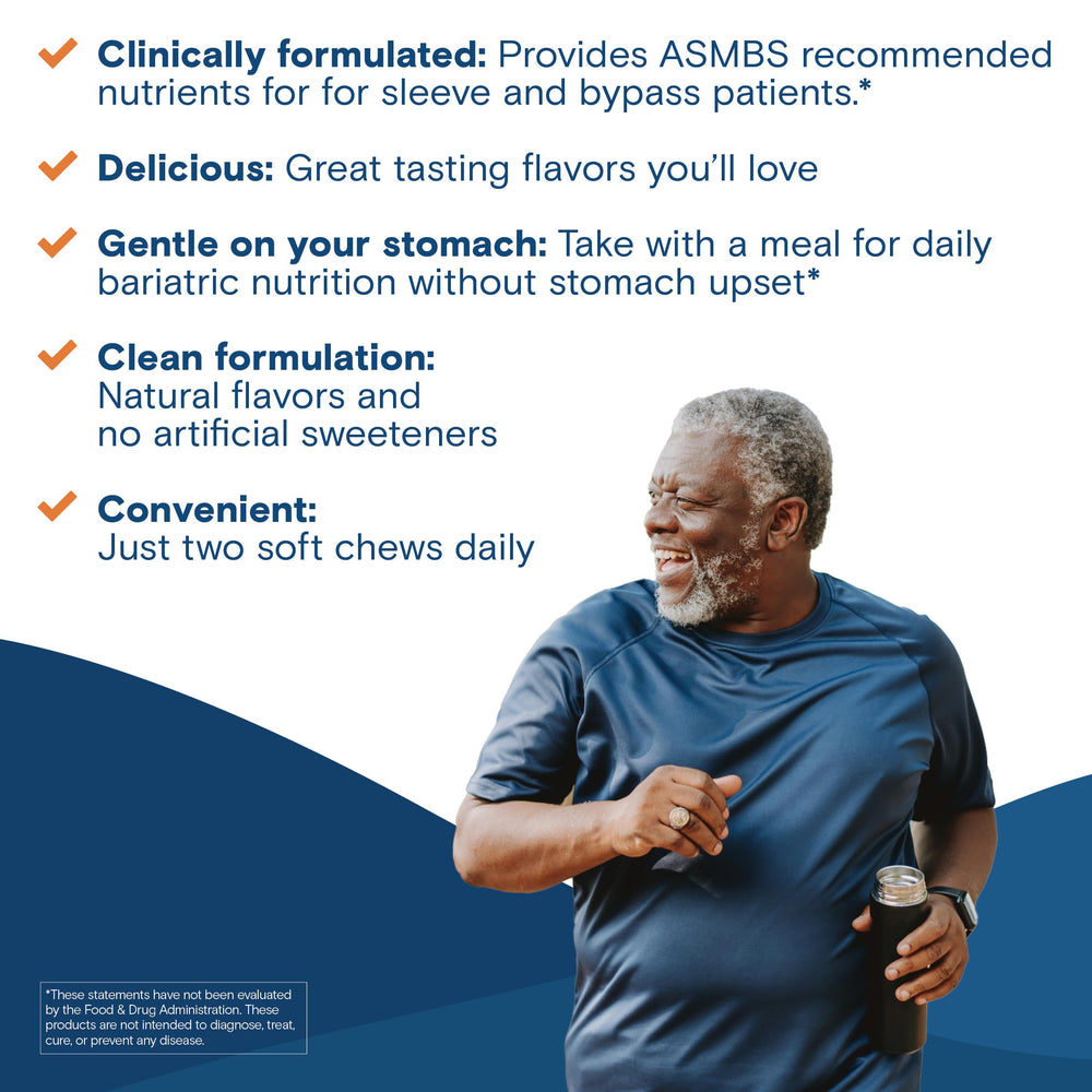 Formulation designed for maximum absorption after bariatric surgery