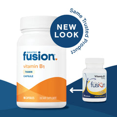 Bariatric Fusion Vitamin B1 packaging and bottle