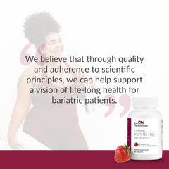 Bariatric-friendly iron chewable product image