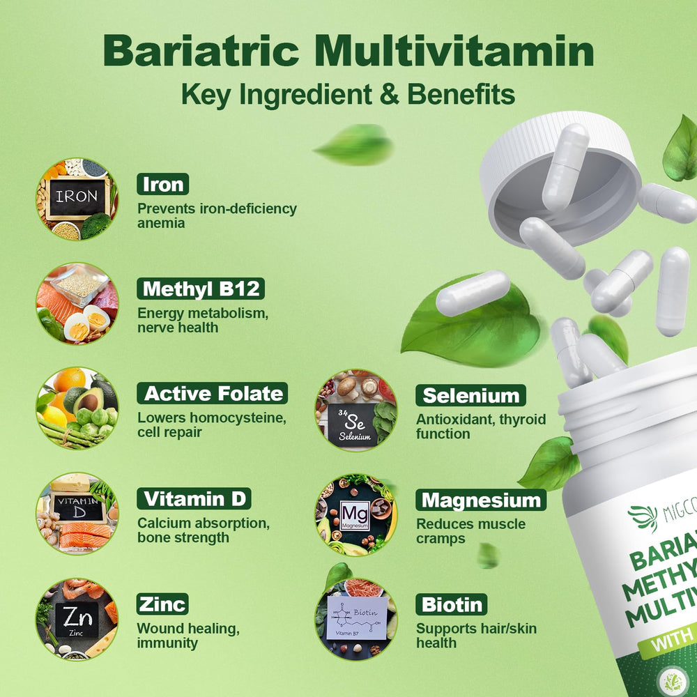 5-MTHF folate (1666mcg DFE) and chelated minerals