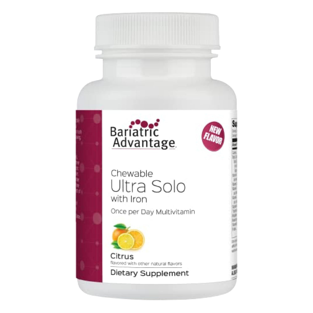 Bariatric Advantage Ultra Solo with Iron bottle label