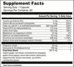 Mint Tab Insert in PeptideComfort bottle with natural peppermint oil scent
