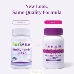 Label highlights sugar-free, gluten-free and dairy-free on Barimelts bottle