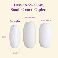 Caplets labeled titanium dioxide-free, dairy-free and gluten-free