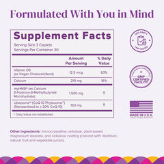 Front view of Barimelts HMB Muscle Shield bottle with caplets