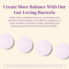 Barimelts Probiotic ingredients and certifications graphic
