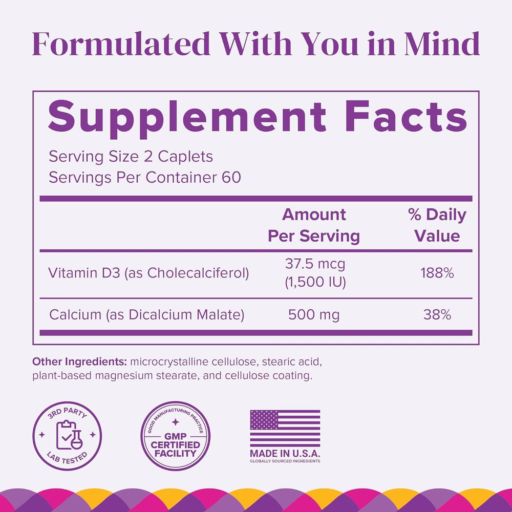 Bottle of Barimelts Quick-Glide Calcium caplets