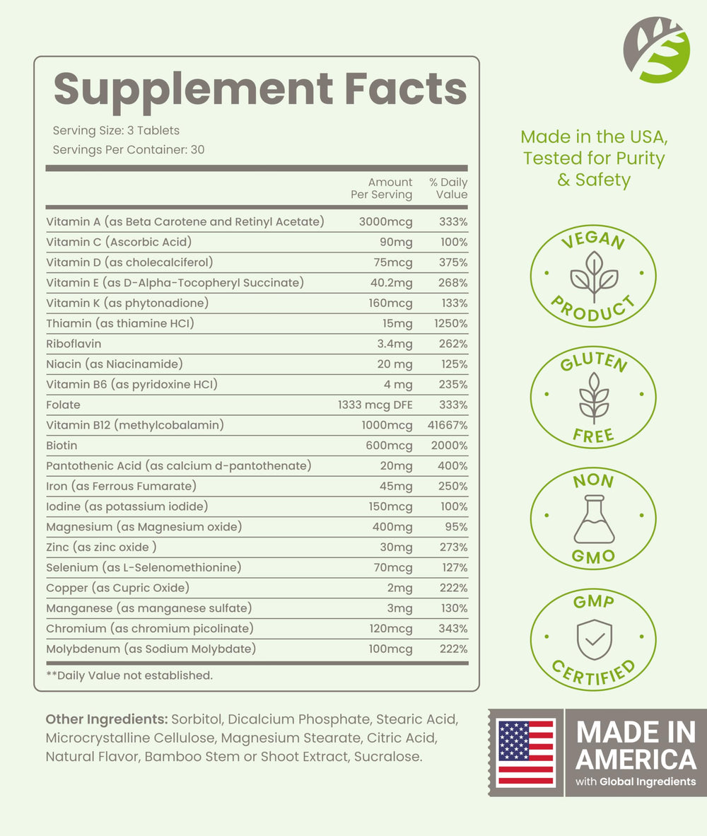 Calcium magnesium vitamin D ingredients visual for bariatric nutrition