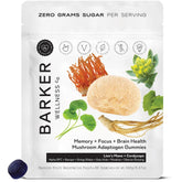 Bottle of Barker Wellness Mushroom Adaptogen Gummies