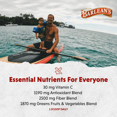 Natural stevia-sweetened greens powder flavor profile