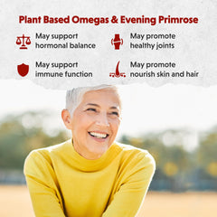 Soy isoflavones in Essential Woman capsules for hormone support