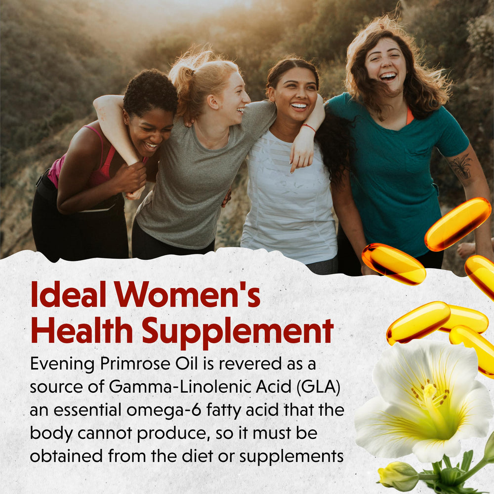 Barlean's Evening Primrose Oil ingredient label with GLA content