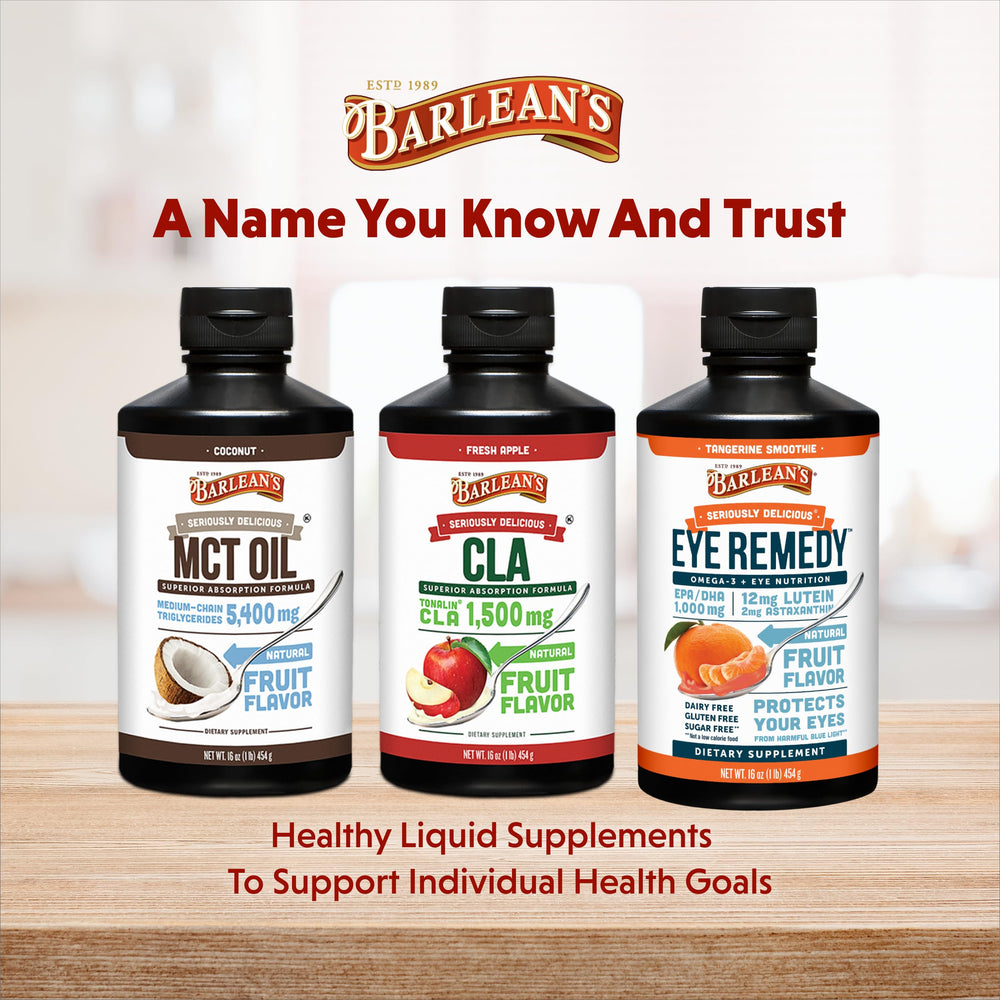 Product displayed on kitchen counter with 16 oz bottle