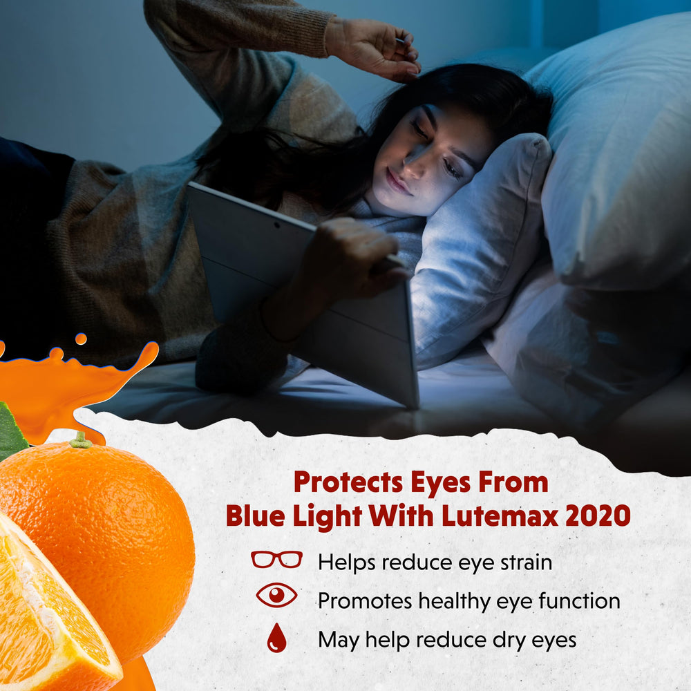 Eye Remedy Tangerine being mixed into oatmeal or smoothie