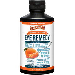 Barlean's Eye Remedy Tangerine Omega-3 bottle 16 oz