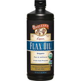 Barlean's Organic Lignan Flaxseed Oil 32 oz front label