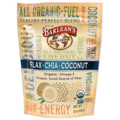 Barlean's Organic Flax Chia Coconut Seed Blend 12 oz packaging front