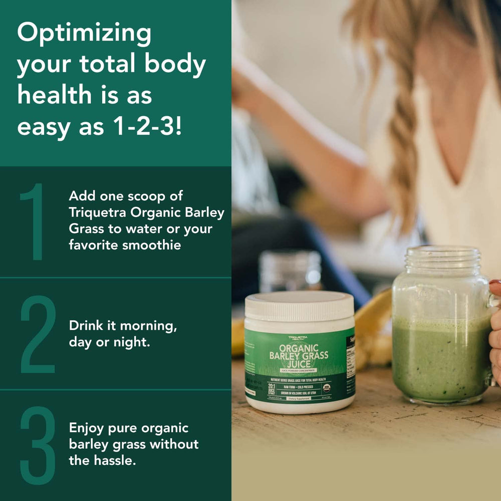 Barley grass juice powder nutrition for energy and alkalization