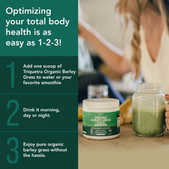 Barley grass juice powder nutrition for energy and alkalization