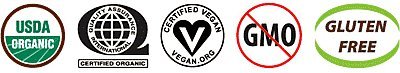 USDA Organic certification label on BarleyGreen packaging