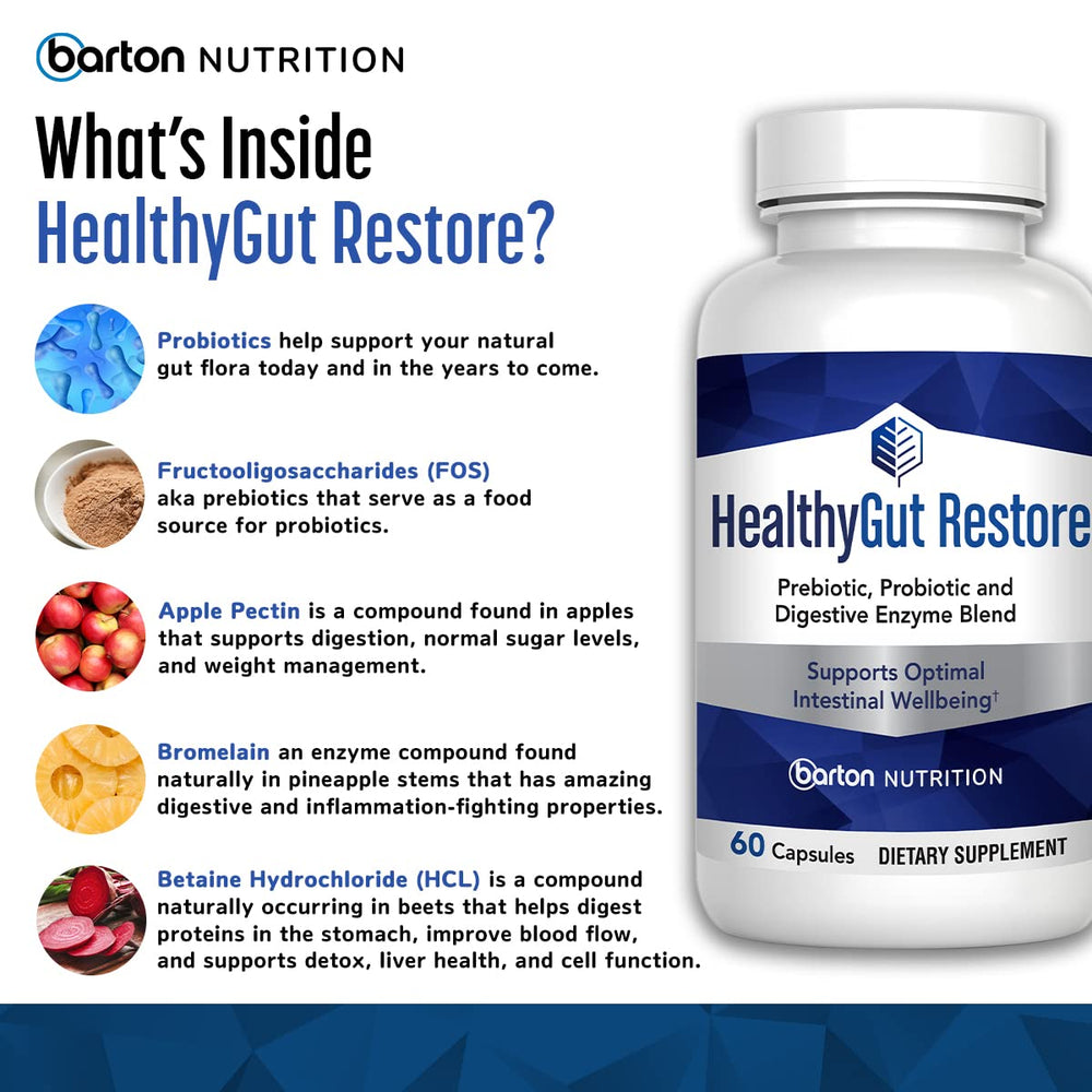 Illustration depicting gut health and digestion benefits