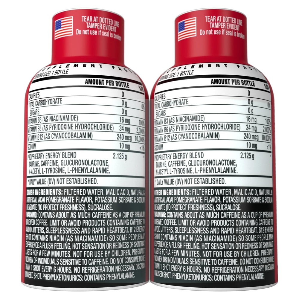 Side angle of BASED BOX Stacker 2 liquid energy shot bottle