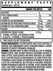Vegan-safe B12 B6 B3 energy shot health benefits claim