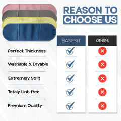 Basesit 4 pack included pouch for portable cleaning