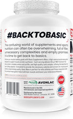 Ingredients panel of BASIC SUPPLEMENTS Mass Gainer Vanilla