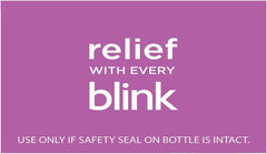 Eye care setup with Blink N Clean drops for contact lenses