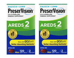 Bausch + Lomb PreserVision AREDS2 eye vitamin bottle front