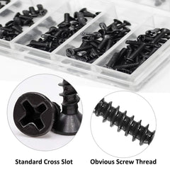 Flat head micro screws assortment for eyewear and jewelry