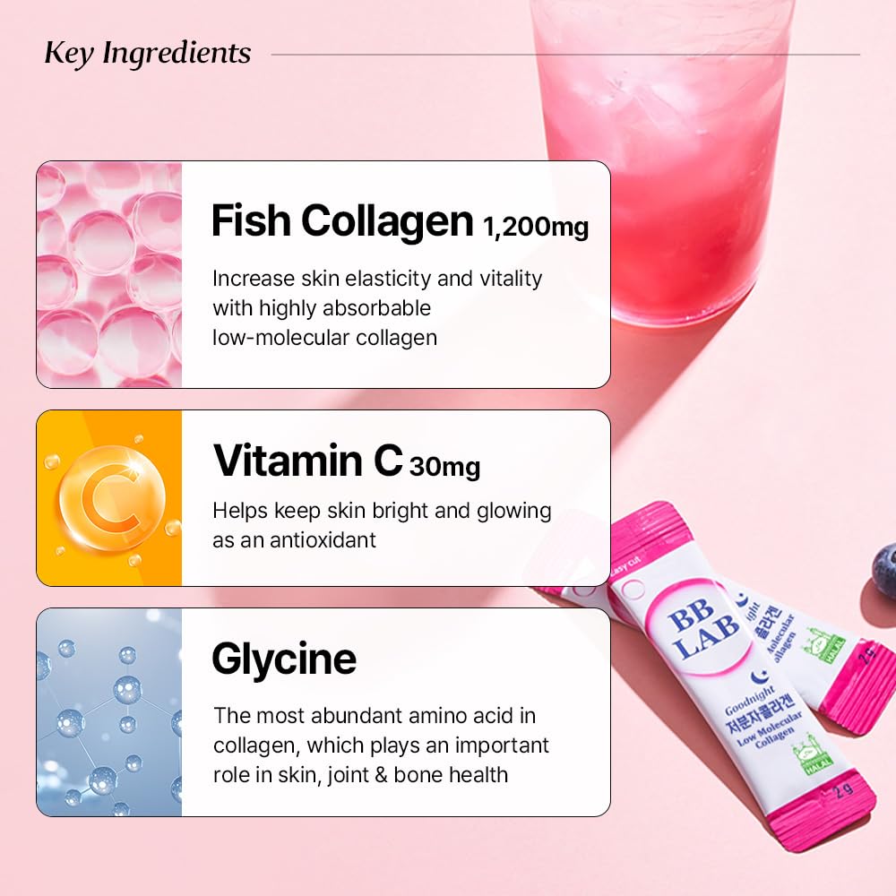 Illustration of low molecular weight marine collagen 1000 Da