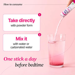 Vitamin C and glycine ingredients on product label