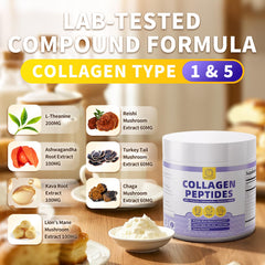 Soursop-flavored collagen powder serving