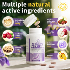 Collagen and cranberry ingredients visual