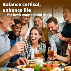 Focus and energy boost concept with cortisol drops