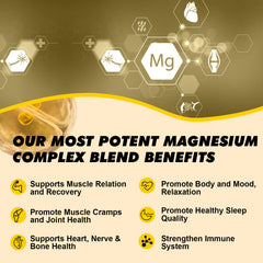 Calcium, potassium, and magnesium blend for bones and energy