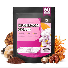 Front packaging of B BEWORTHS Mushroom Coffee
