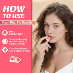 Strawberry flavor BBL Booty Gummies