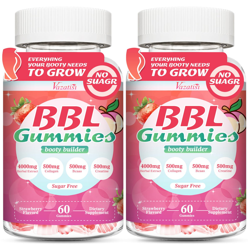Bottle of BBL Booty Gummies for Women with label