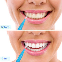 Package of 100 interdental brush flossers