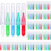 BBTO interdental brushes assortment in Red, White, Green, Light Green, and Light Blue